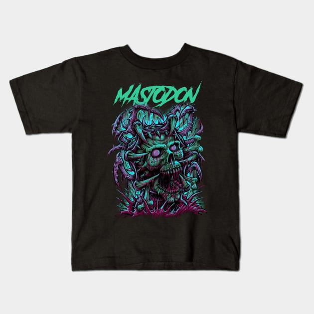 MASTODON BAND Kids T-Shirt by batubara.studio